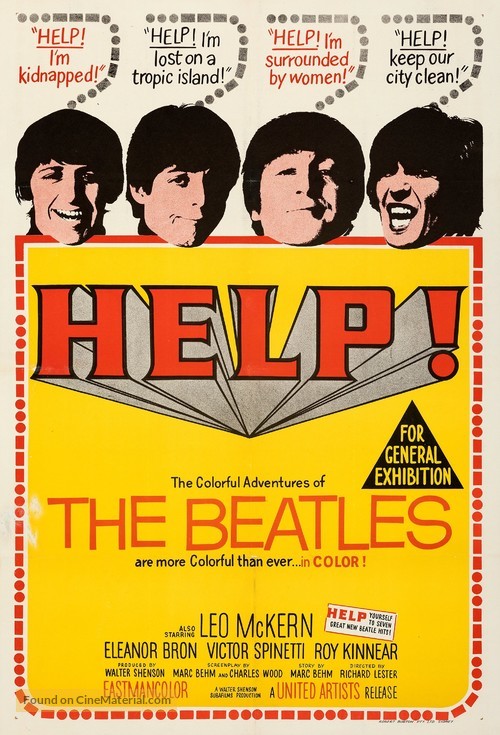 Help! - Australian Movie Poster