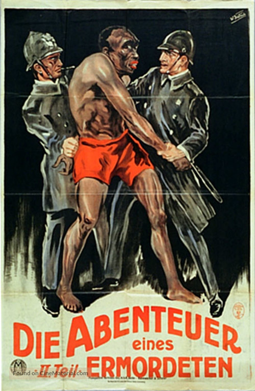 Die Abenteuer eines Ermordeten - 2. Der Smaragd des Badjah von Panlanzur - German Movie Poster