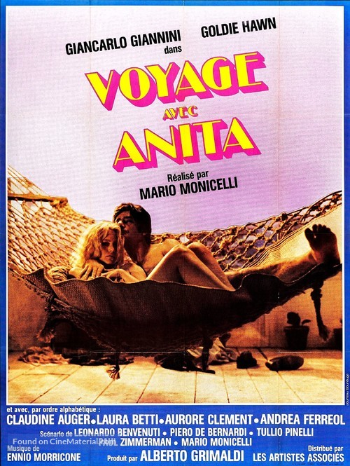Viaggio con Anita - French Movie Poster