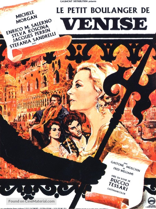 Il fornaretto di Venezia - French Movie Poster