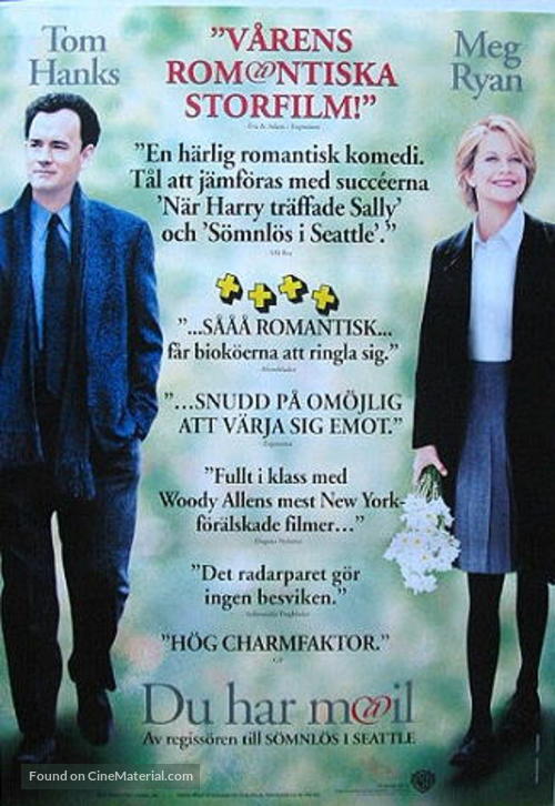You&#039;ve Got Mail - Swedish Movie Poster