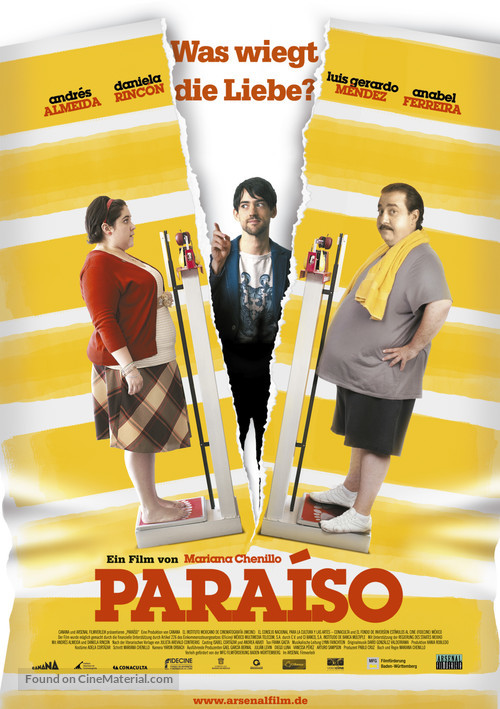 Para&iacute;so - German Movie Poster