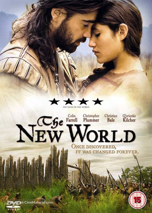 The New World - British DVD movie cover