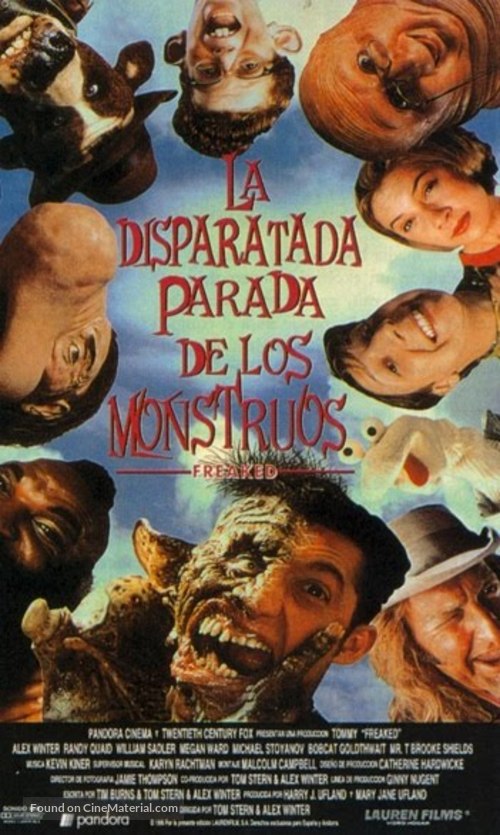 Freaked - Spanish VHS movie cover