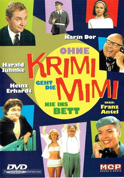 Ohne Krimi geht die Mimi nie ins Bett - German DVD movie cover