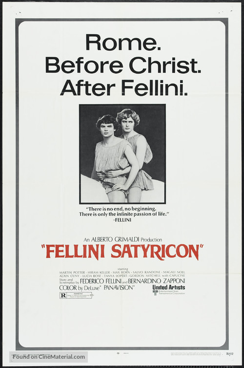 Fellini - Satyricon - Movie Poster