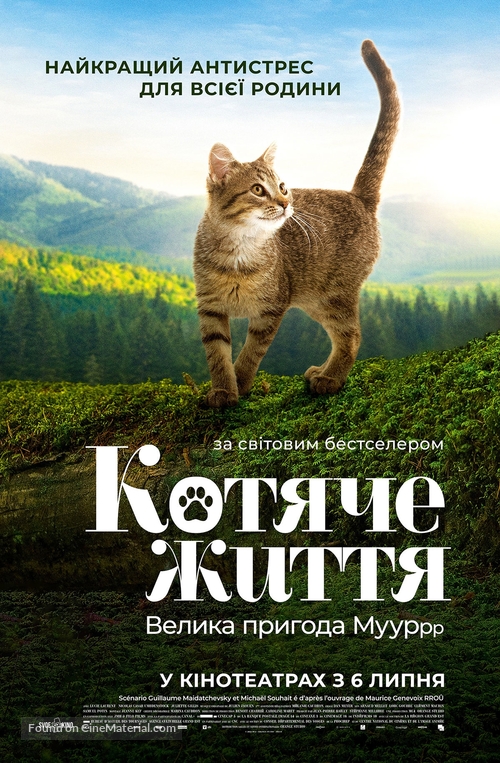 Mon chat et moi, la grande aventure de Rro&ucirc; - Ukrainian Movie Poster