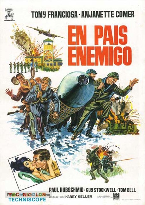 In Enemy Country - Spanish Movie Poster