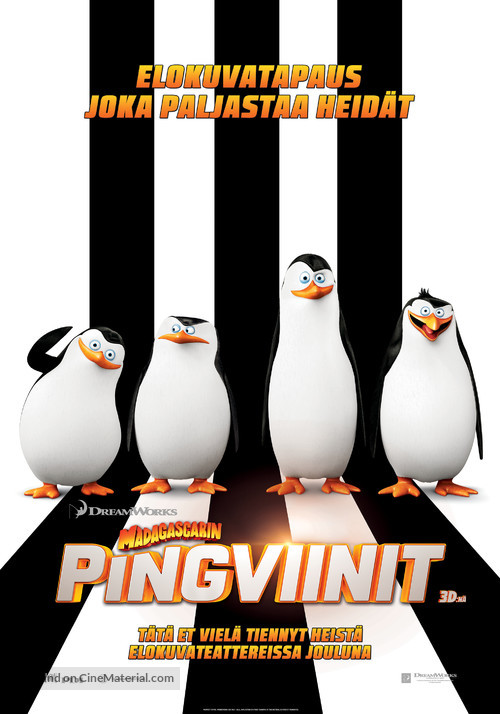 Penguins of Madagascar - Finnish Movie Poster
