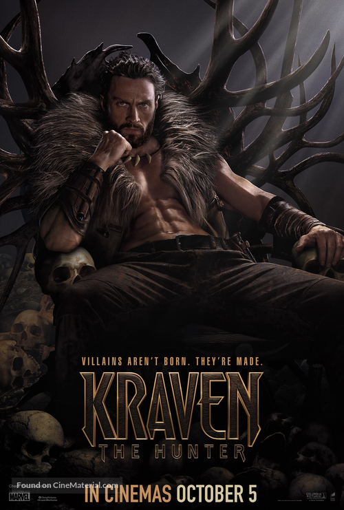 Kraven the Hunter - New Zealand Movie Poster