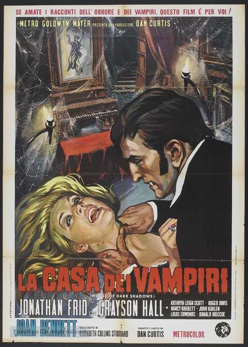 House of Dark Shadows - Italian Movie Poster