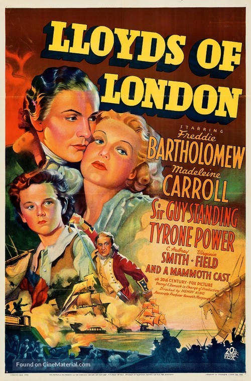 Lloyd&#039;s of London - Movie Poster