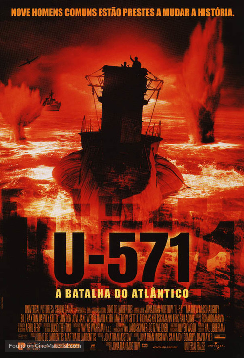U-571 - Brazilian Movie Poster