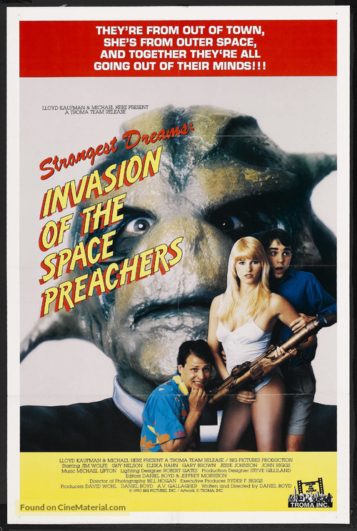 Invasion of the Space Preachers - Movie Poster