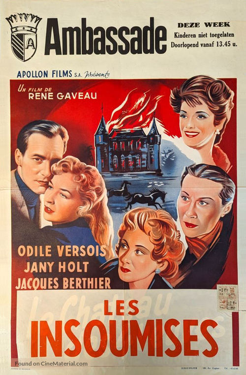 Les insoumises - Belgian Movie Poster