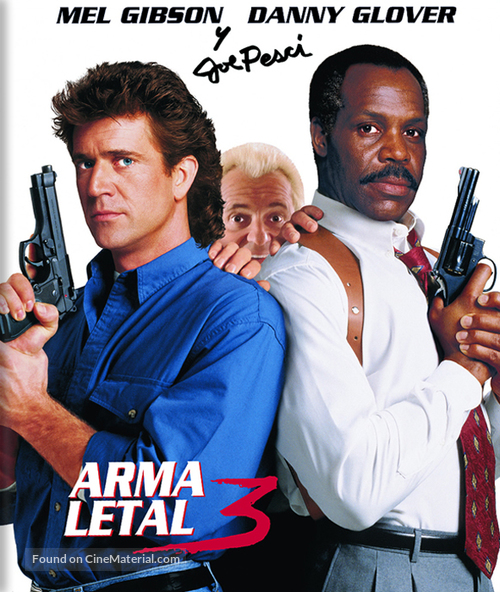 Lethal Weapon 3 - Spanish Blu-Ray movie cover
