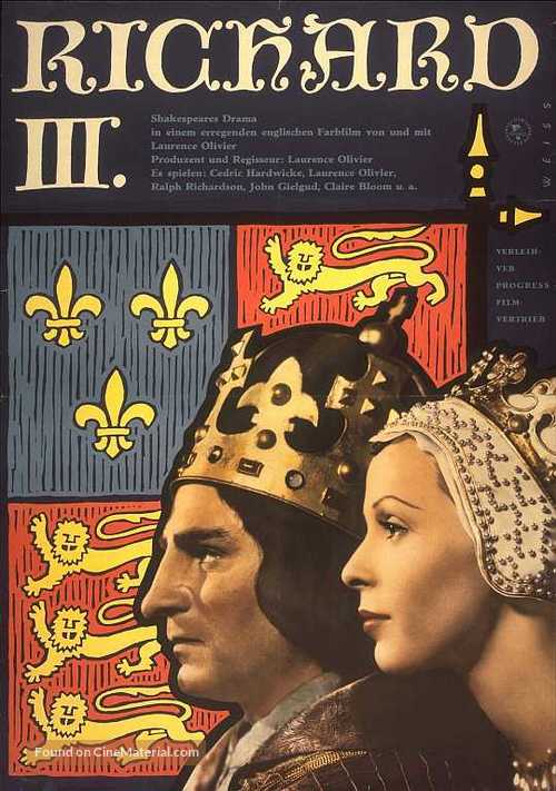 Richard III - German Movie Poster