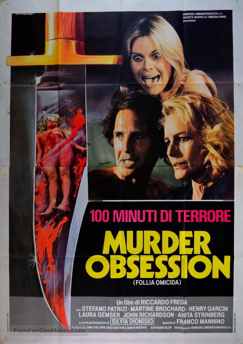 Murder Obsession - Italian Movie Poster