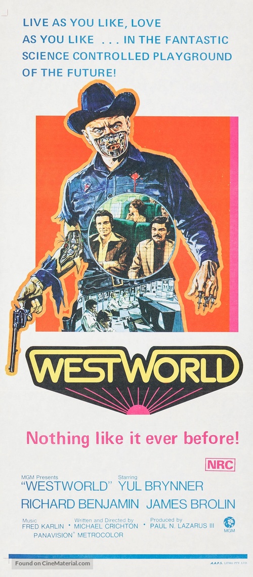 Westworld - Australian Movie Poster