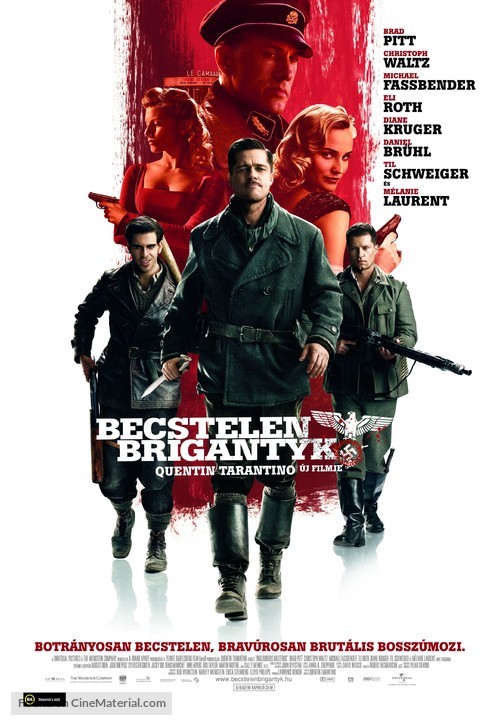 Inglourious Basterds - Hungarian Movie Poster