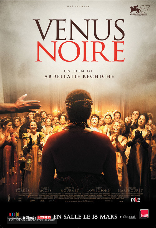 V&eacute;nus noire - French Movie Poster