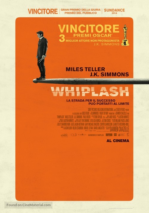 Whiplash - Italian Movie Poster