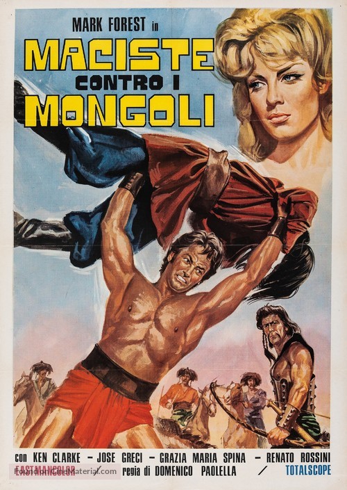 Maciste contro i Mongoli - Italian Movie Poster