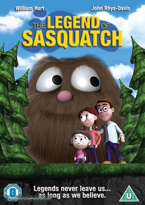 The Legend of Sasquatch - British DVD movie cover