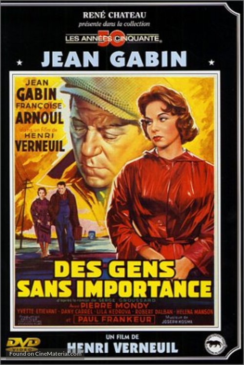 Des gens sans importance - French DVD movie cover