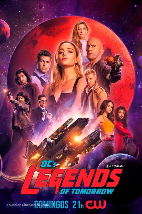 &quot;DC&#039;s Legends of Tomorrow&quot; - Brazilian Movie Poster