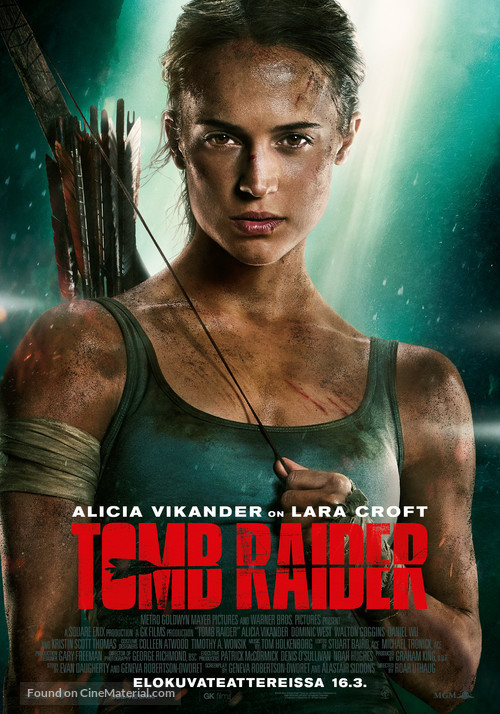 Tomb Raider - Finnish Movie Poster