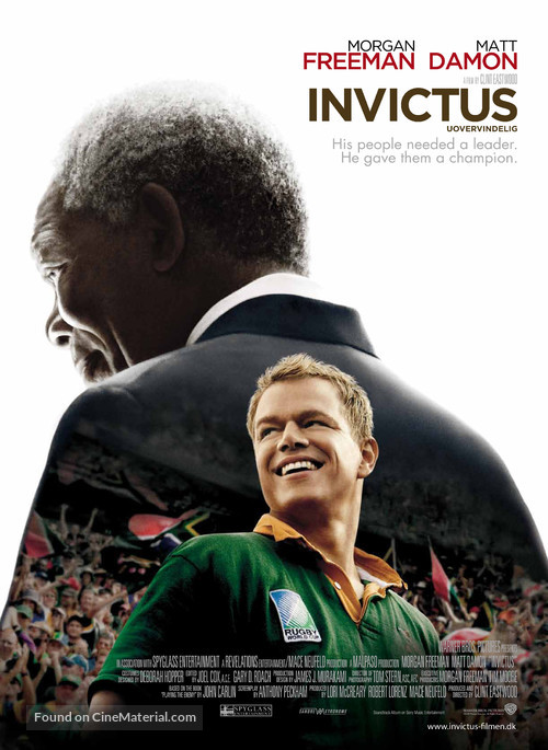 Invictus - Danish Movie Poster