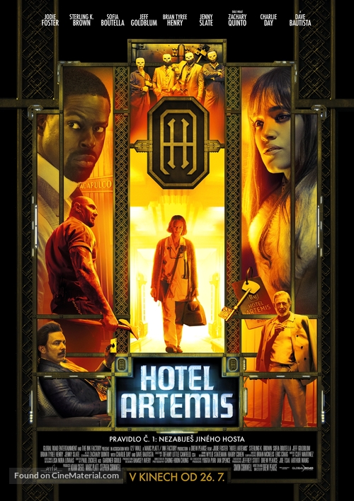 Hotel Artemis - Czech Movie Poster