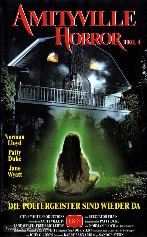 Amityville: The Evil Escapes - German VHS movie cover