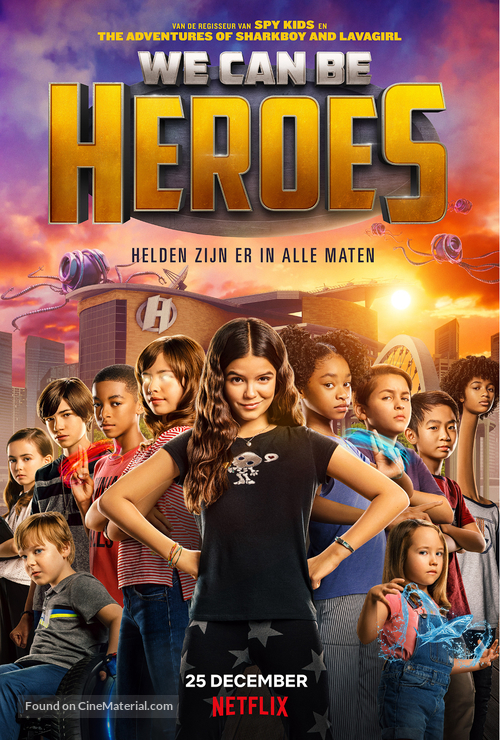 We Can Be Heroes - Dutch Movie Poster