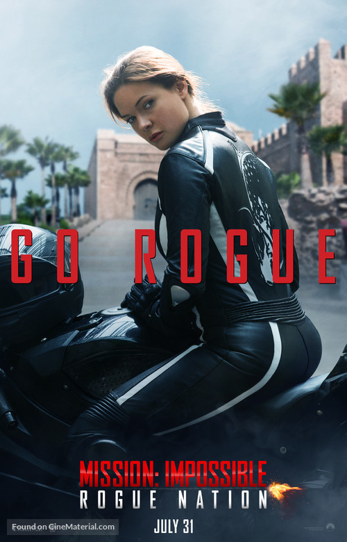 Mission: Impossible - Rogue Nation - Character movie poster
