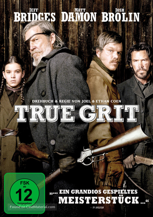 True Grit - German DVD movie cover