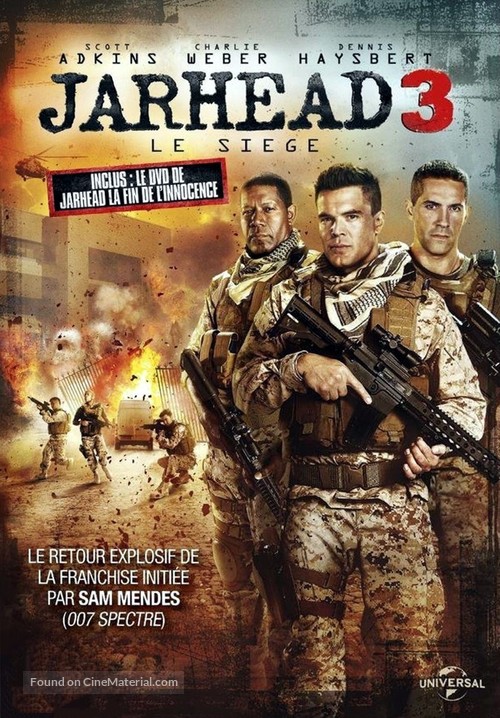 Jarhead 3: The Siege - French DVD movie cover