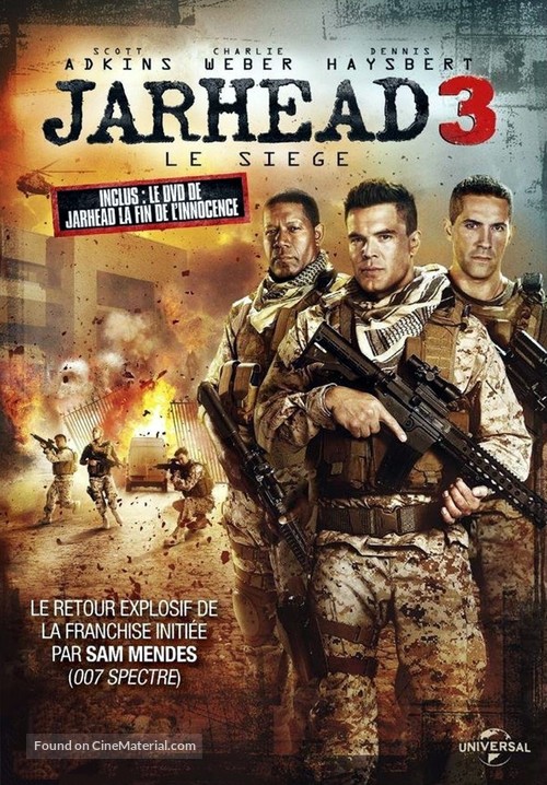 Jarhead 3: The Siege - French DVD movie cover