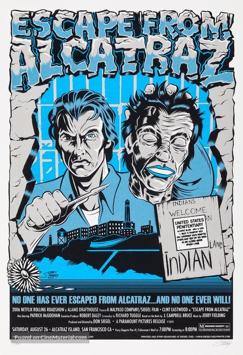 Escape From Alcatraz - Movie Poster