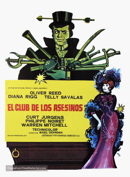 The Assassination Bureau - Spanish Movie Poster