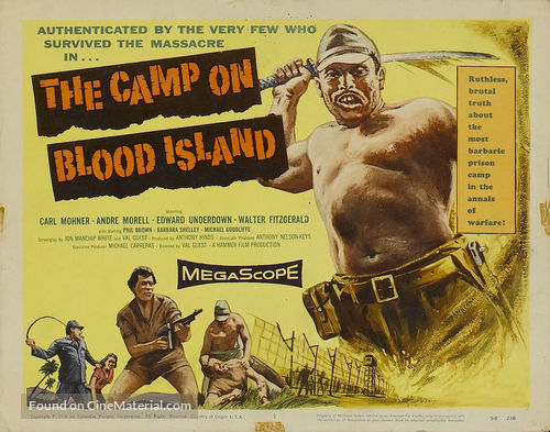 The Camp on Blood Island - Movie Poster