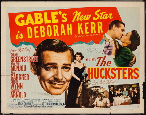 The Hucksters - Movie Poster