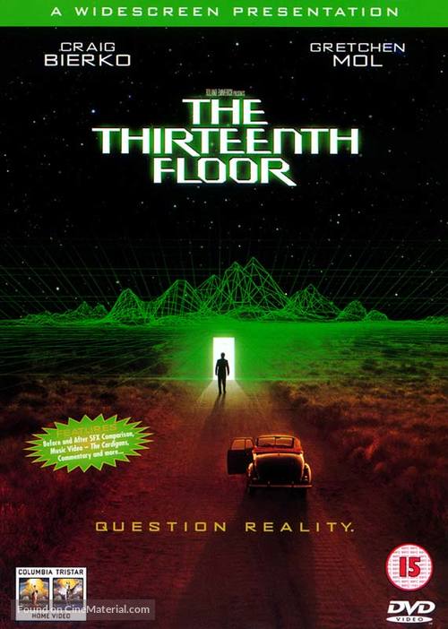 The Thirteenth Floor - British DVD movie cover