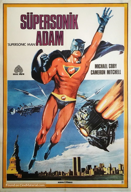 Supersonic Man - Turkish Movie Poster