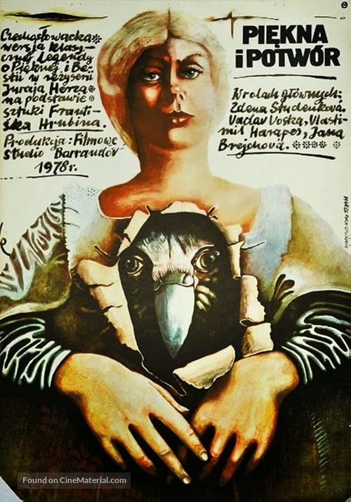 Panna a netvor - Czech Movie Poster