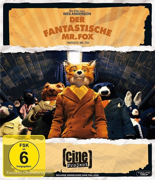 Fantastic Mr. Fox - German Blu-Ray movie cover