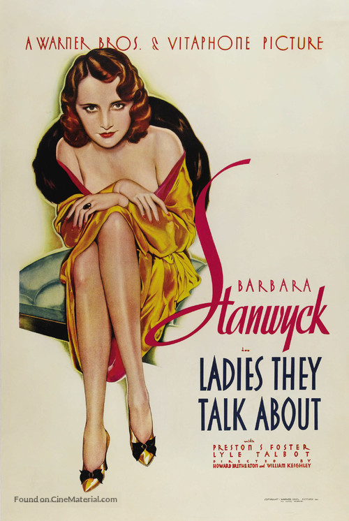 Ladies They Talk About - Theatrical movie poster