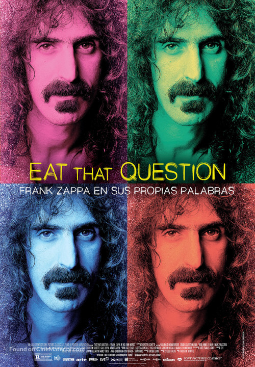 Eat That Question: Frank Zappa in His Own Words - Spanish Movie Poster