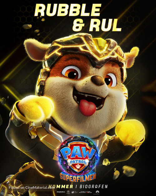 PAW Patrol: The Mighty Movie - Danish Movie Poster